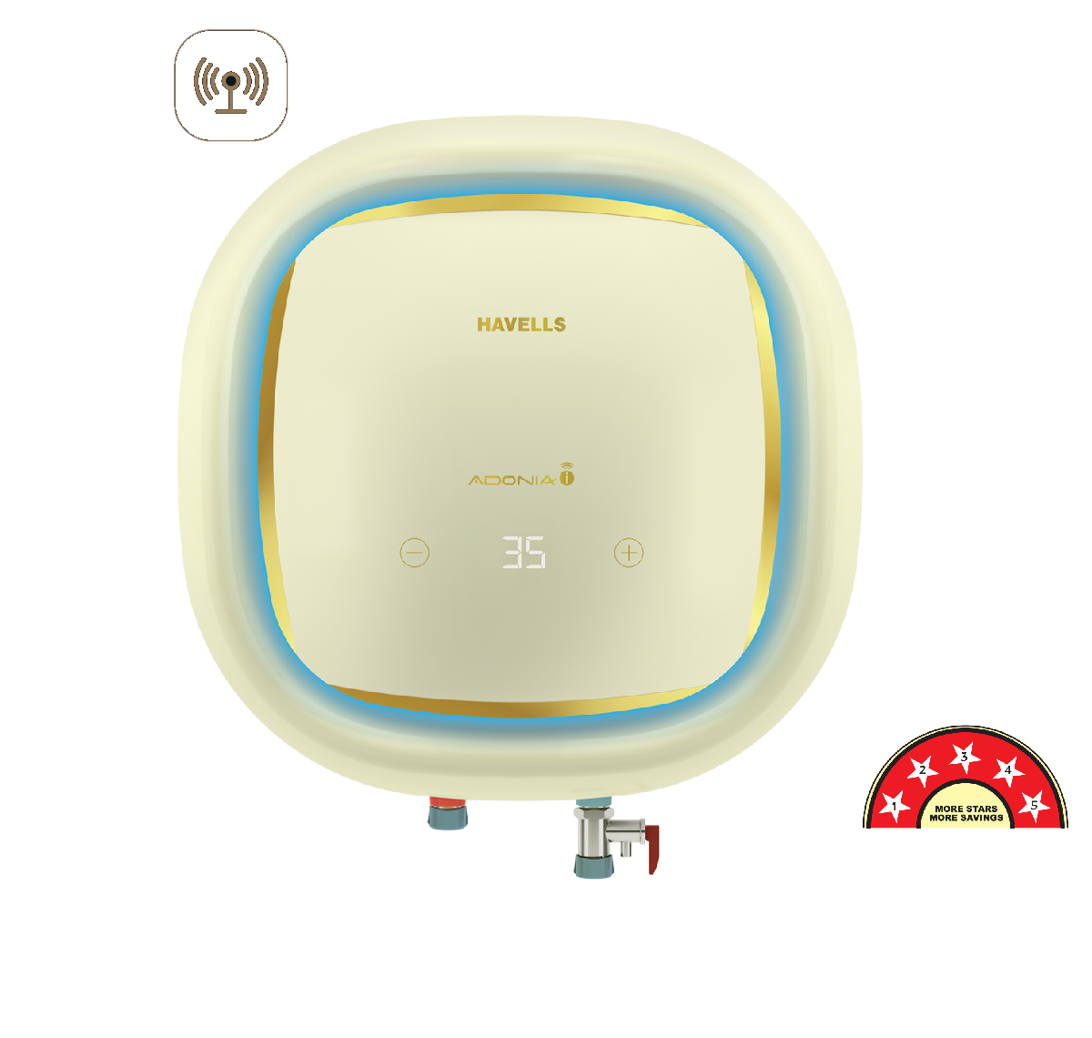 Havells Adonia I Electric Water Heater 25L Ivory