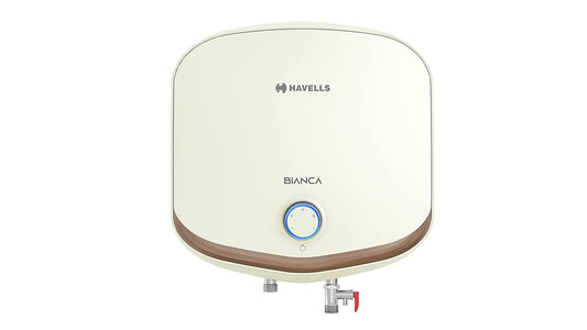 Havells Bianca 15-Litre Vertical Storage Water Heater (Geyser) Ivory 5 Star