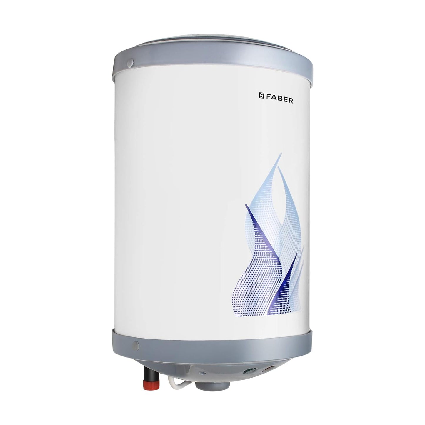 Faber 15Ltr Storage Water Heater (FWG Vulcan 15V), 5 Star, 7 yrs Warranty on Tank, Free Installation with Inlet & Outlet Pipe, White