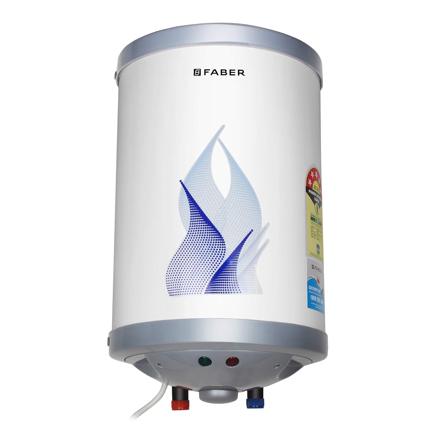 Faber 25Ltr Storage Water Heater (FWG VULCAN 25V), 5 Star, 7 yrs warranty on tank, Free Installation with Inlet & Outlet pipe, White