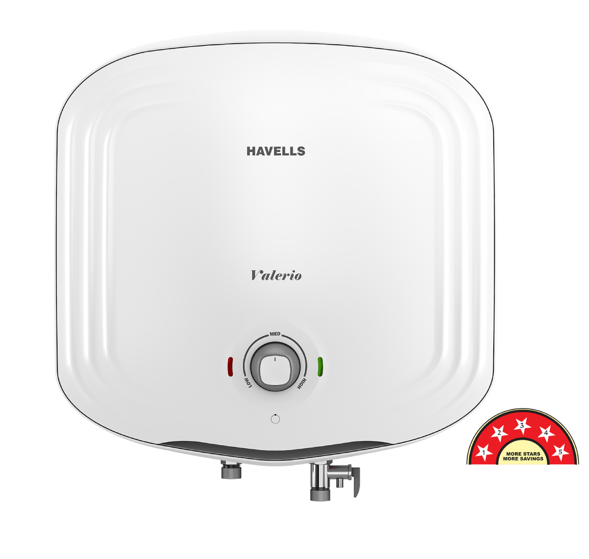 Havells Valerio Water Heater 5S 15L White