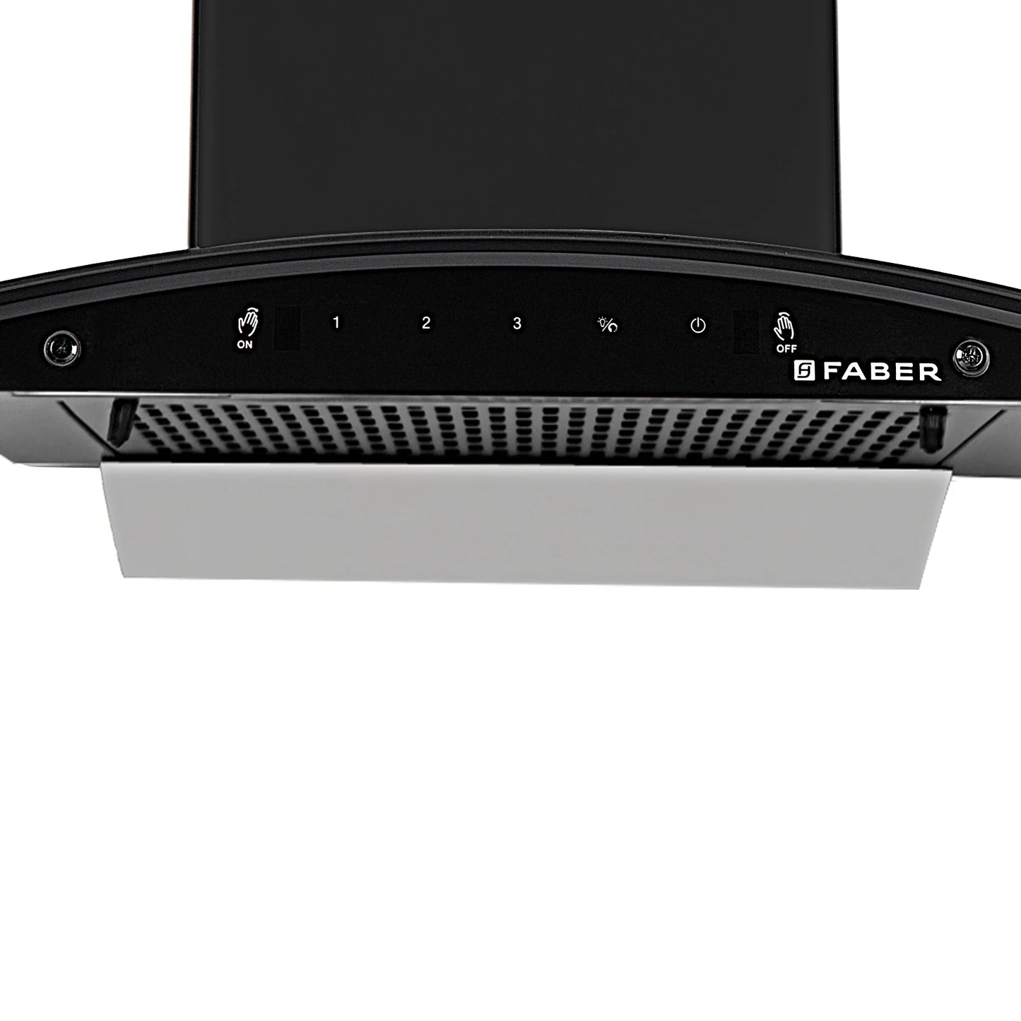 FABER FLORENCE FL SC AC BK 60cm 1200m3/hr Ductless Auto Clean Wall Mounted Chimney with Touch & Gesture Control (Black)