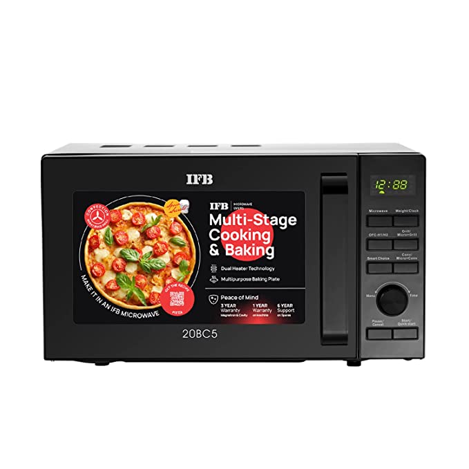 IFB 20 L Convection Microwave Oven  (20BC5, Black)