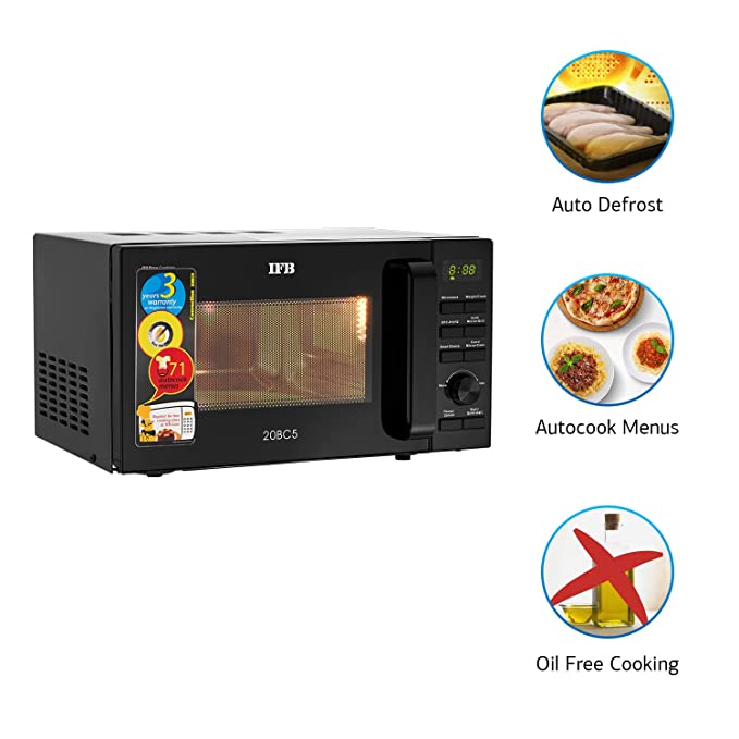 IFB 20 L Convection Microwave Oven  (20BC5, Black)