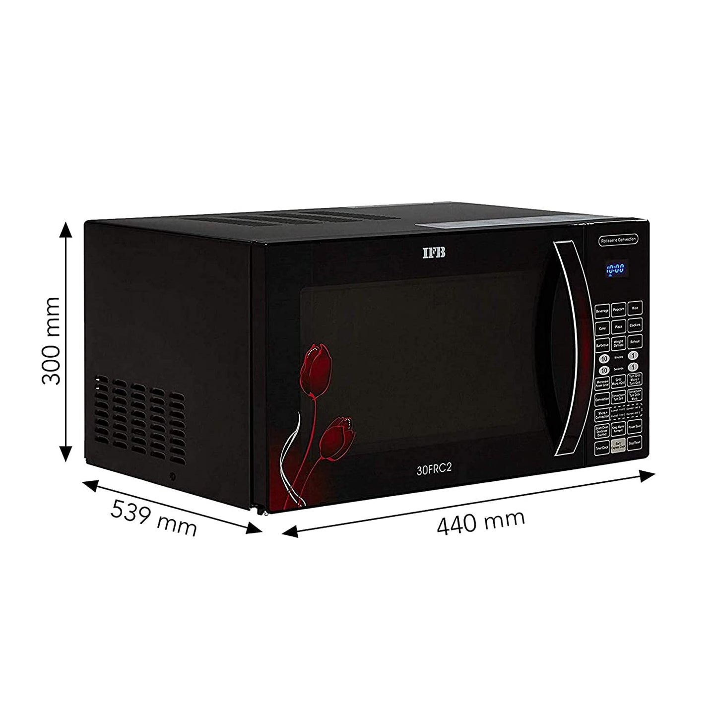 IFB 30 L Convection Microwave Oven (30FRC2, Floral Pattern & Black)