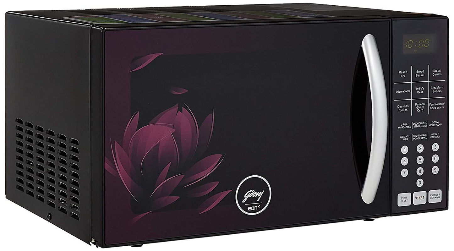 Godrej 25 L Convection Microwave Oven (GME 725 CF2 PZ, Purple Petals)