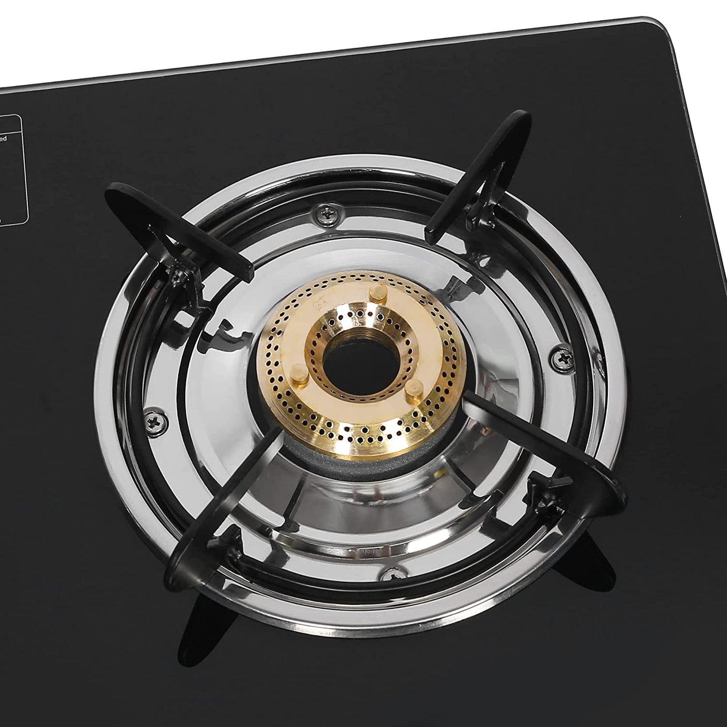 Faber Glass ARROW 2BB BK Manual Ignition 2 Burner Gas Stove (Black)