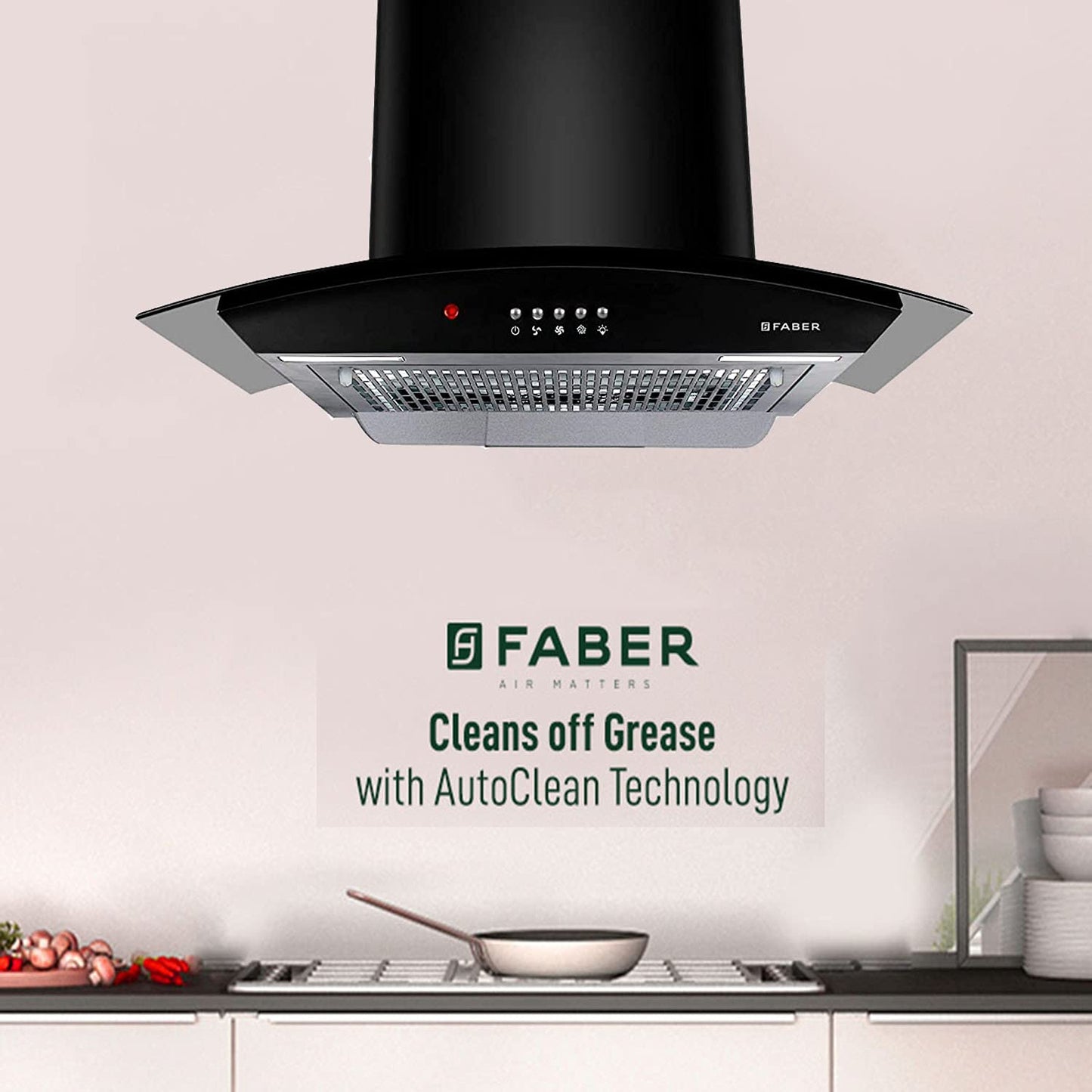 FABER AUTO CLEAN 60CM CHIMNEY ACE PRO HC PB BK 60