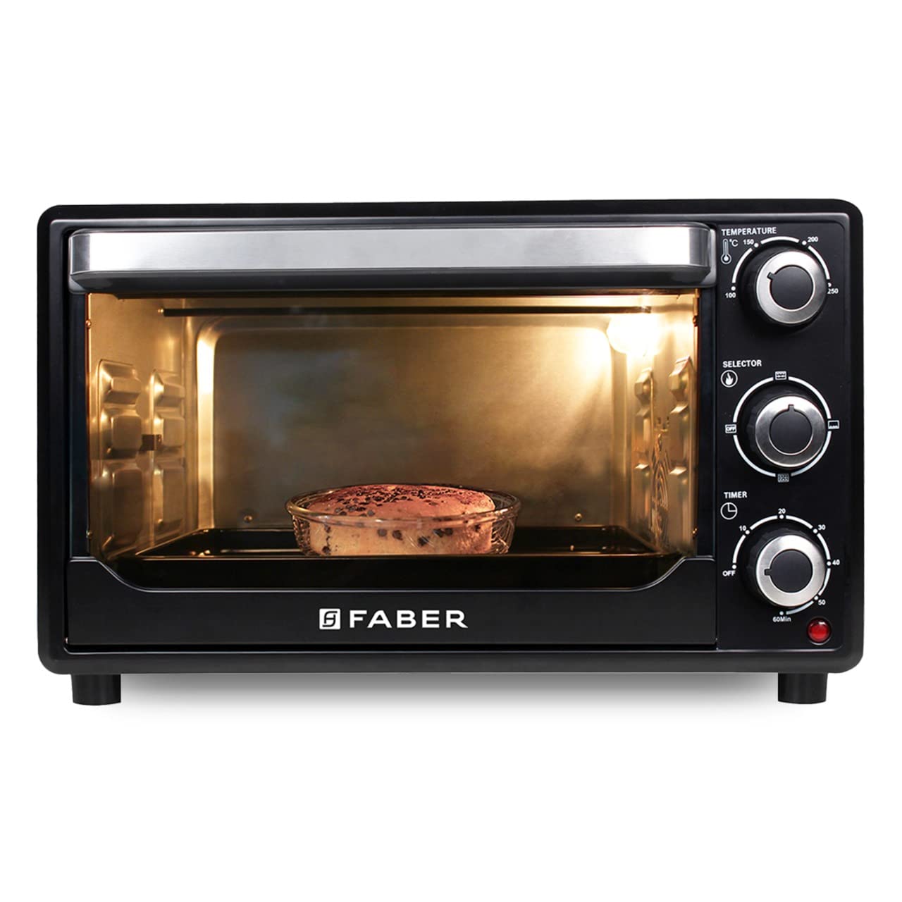 Faber FOTG BK 24 Liter Oven Toaster Grill,Black, 24 liter