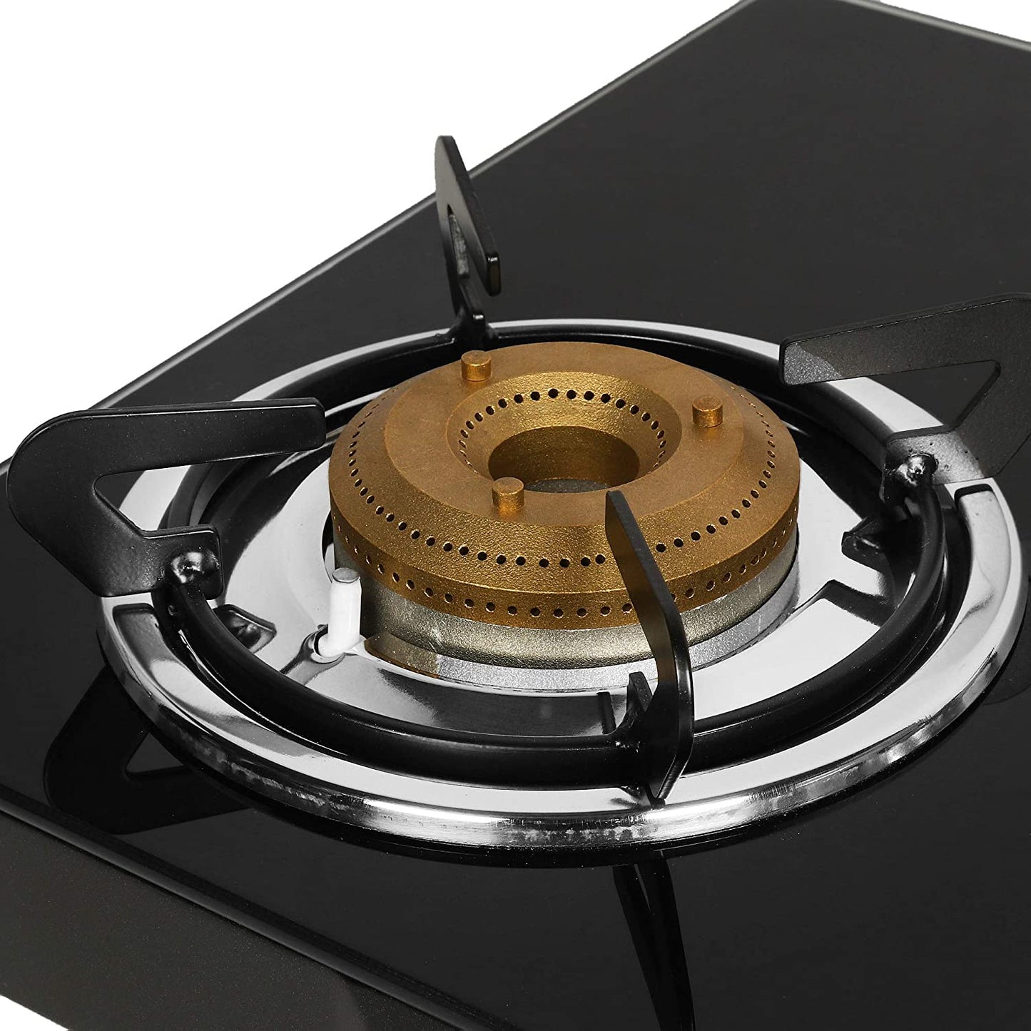 Faber Gas stove 3 Burner Glass Cooktop ( Jumbo 3BB BK)  auto Ignition, Black, Glass & Steel