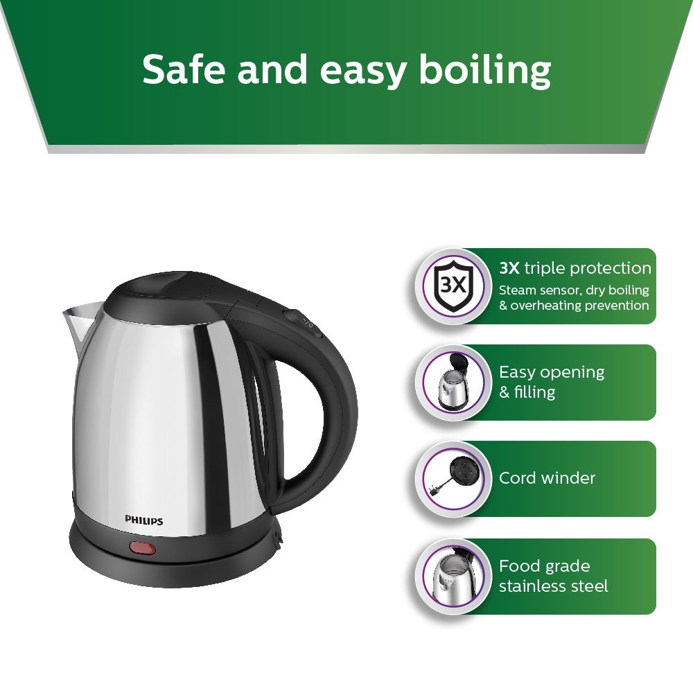 Philips HD9303/02 1.2-Litre Electric Kettle