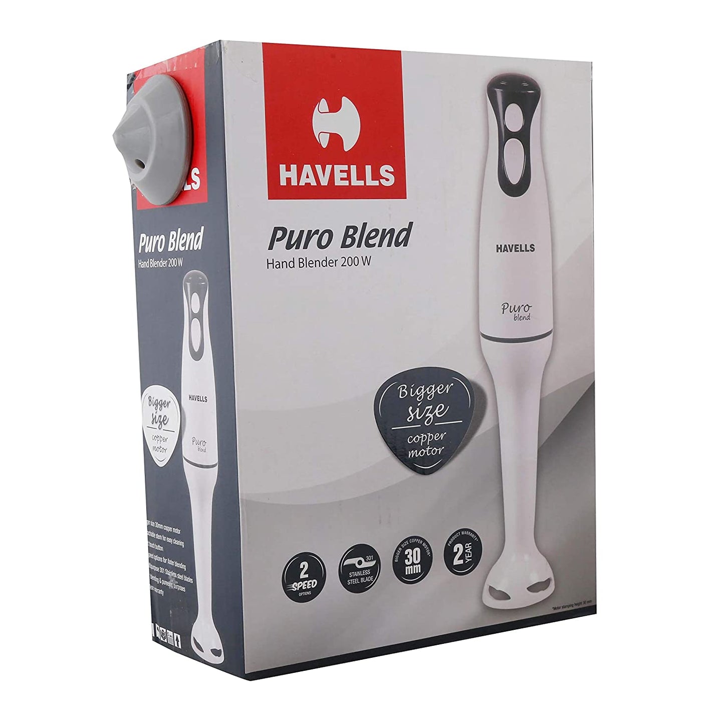 Havells 20-Watts Puro Blend Hand Blender (Multicolor)