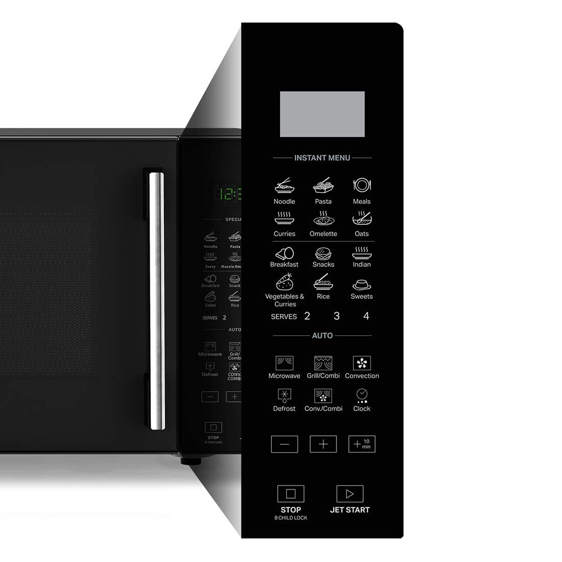 Whirlpool 20 L Convection Microwave Oven (MAGICOOK PRO 22CE BLACK, WHL7JBlack)