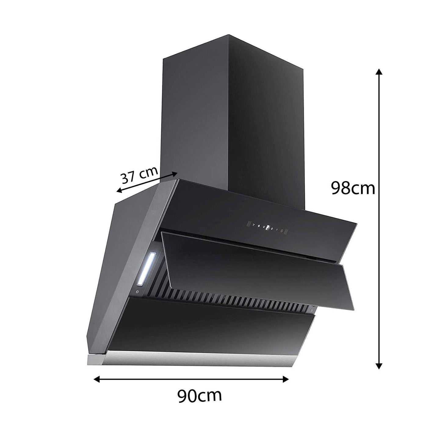 FABER AUTO CLEAN CHIMNEY TOUCH CONTROL ZENITH FL SC AC BK 90